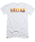 Dallas City Skyline Text Outline Color Illustration Jpldesigns T-Shirt