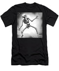 Dancing Bones Skeleton Comic Book Panel 111 Mad Paperairplanes T-Shirt