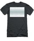 Dark Aqua White Halftone Abstract Polka Dot Pattern 2 Petite Patterns T-Shirt