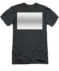 Dark Brown White Halftone Abstract Polka Dot Pattern Petite Patterns T-Shirt
