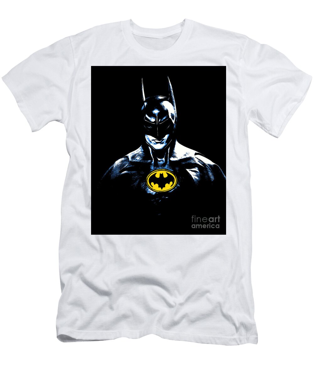 Dark Knight Pixel Chimp T-Shirt