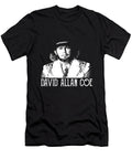 David Allan Coe White Stencil Cynthia Pottorff T-Shirt
