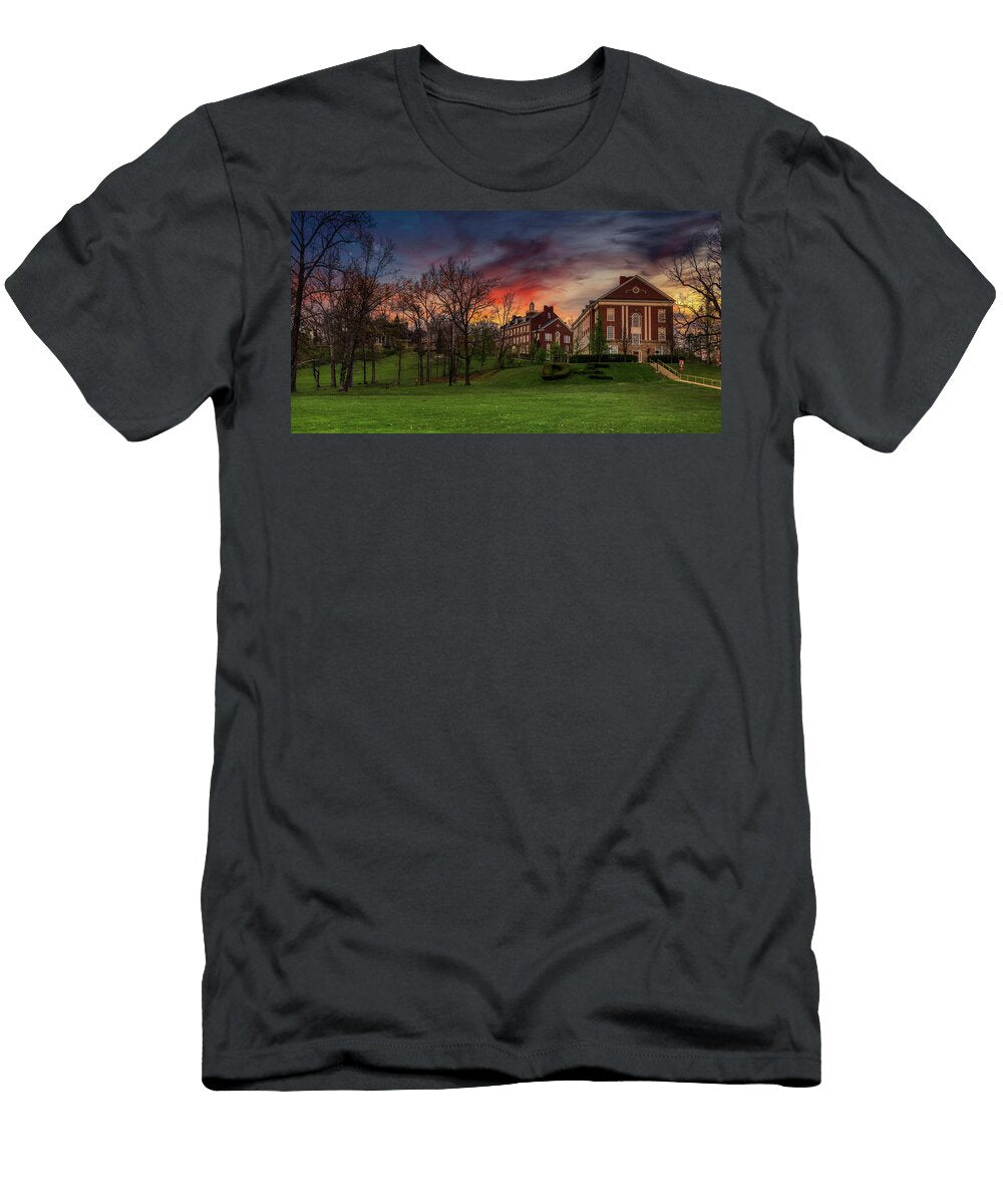 Davis and Elkins College Campus At Sunset Mountain Dreams T-Shirt