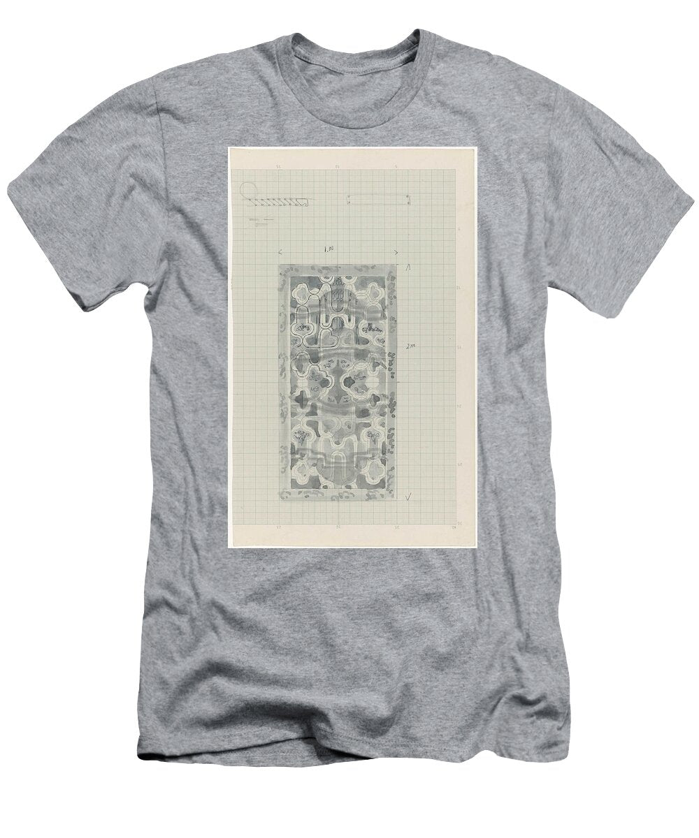 Decorative Design in Gray Blue Carel Adolph Lion Cachet 1874 1945 Carel Adolph Lion Cachet T-Shirt