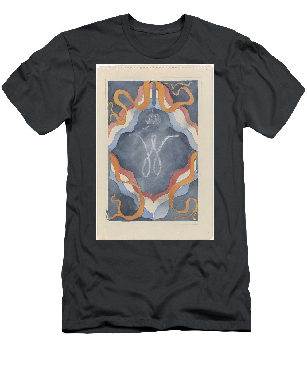 Decorative Design with Crowned W and National Colors Carel Adolph Lion Cachet 1874 1945 Carel Adolph Lion Cachet T-Shirt