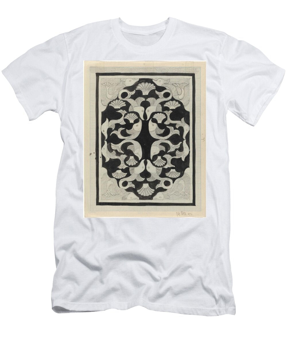 Decorative Design with Fish Carel Adolph Lion Cachet 1942 Carel Adolph Lion Cachet T-Shirt
