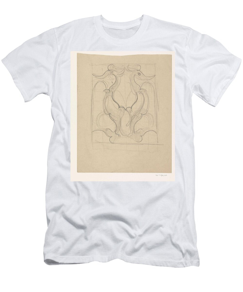 Decorative Design with Two Birds Carel Adolph Lion Cachet 1874 1945 Carel Adolph Lion Cachet T-Shirt