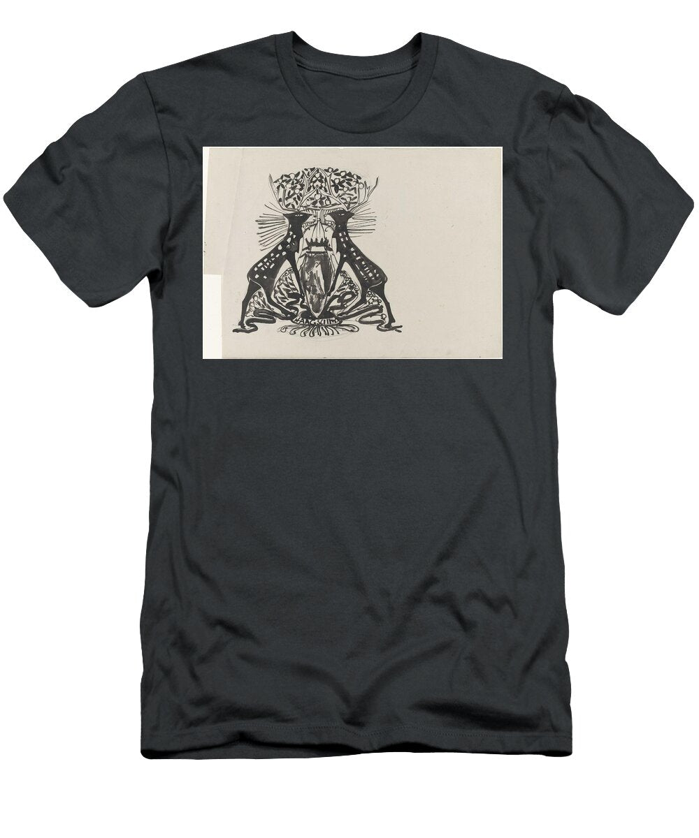 Decorative Design with Two Standing Deer Carel Adolph Lion Cachet 1874 1945 Carel Adolph Lion Cachet T-Shirt