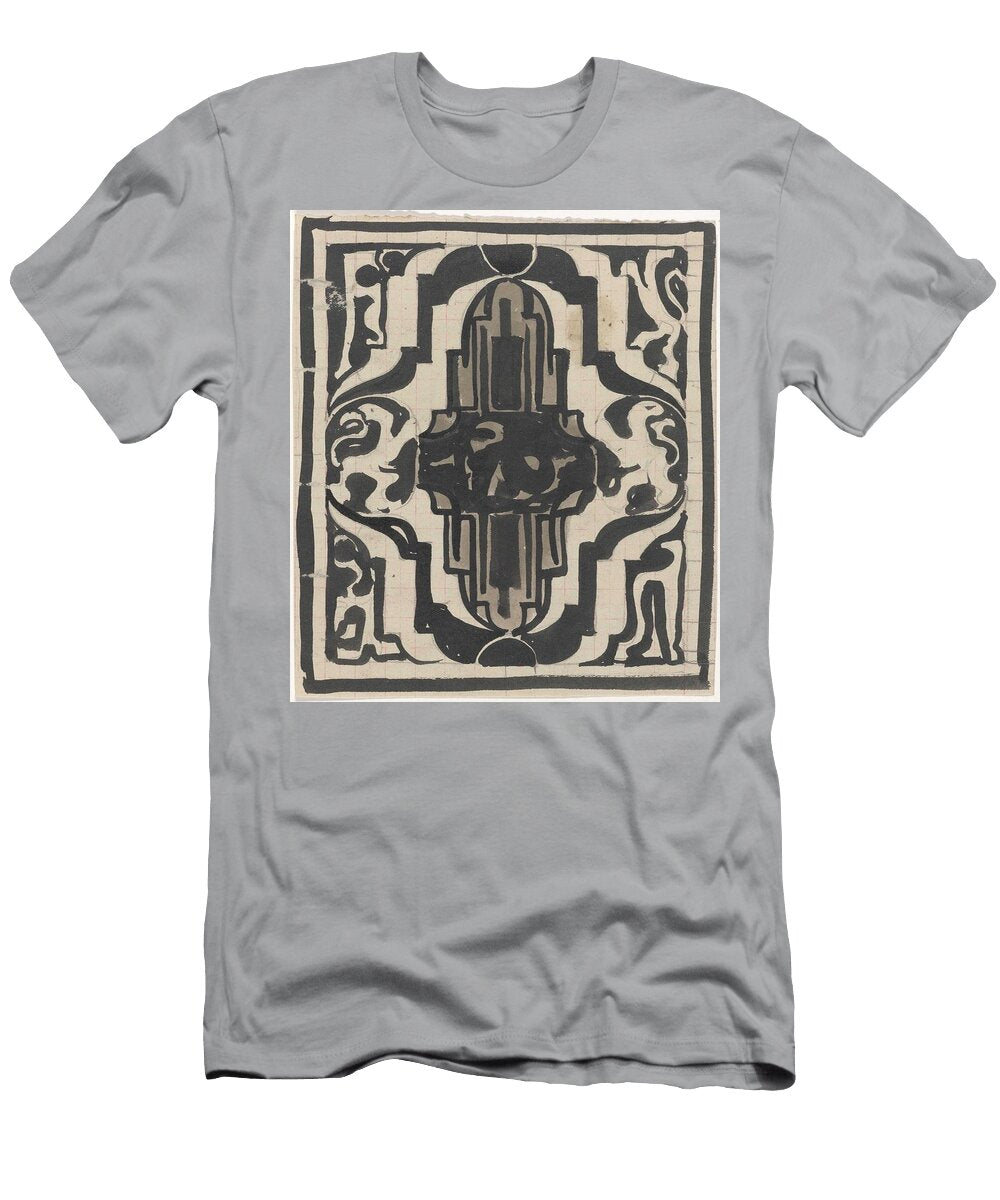 Decorative Design with Two Stylized Lions Carel Adolph Lion Cachet 1874 1945 Carel Adolph Lion Cachet T-Shirt