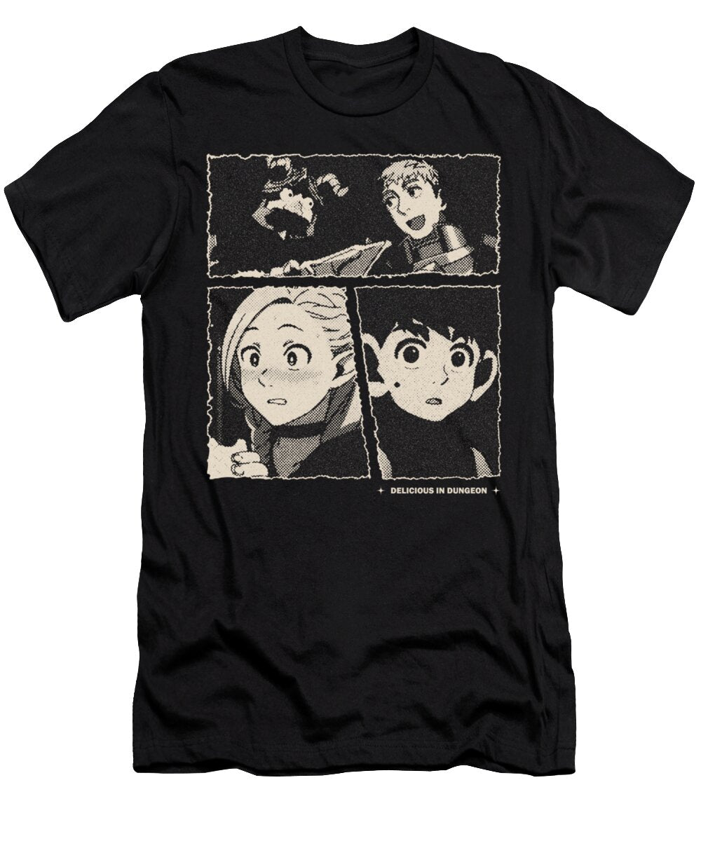 Delicious in Dungeon Gloomy Halftone Fanart Holmes Jodie T-Shirt
