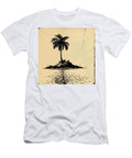 Deserted Island with Palm Tree Comic Book Panel 95 Mad Paperairplanes T-Shirt