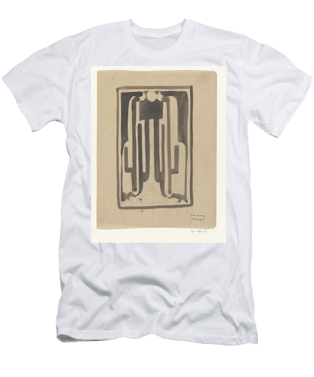 Design for a Book Published By Sl Van Looy in Amsterdam Carel Adolph Lion Cachet 1874 1945 Carel Adolph Lion Cachet T-Shirt