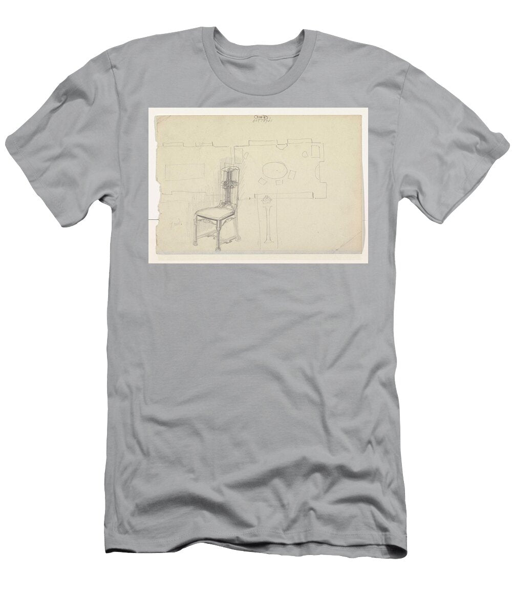 Design for a Chair and a Map Carel Adolph Lion Cachet 1874 1945 Carel Adolph Lion Cachet T-Shirt
