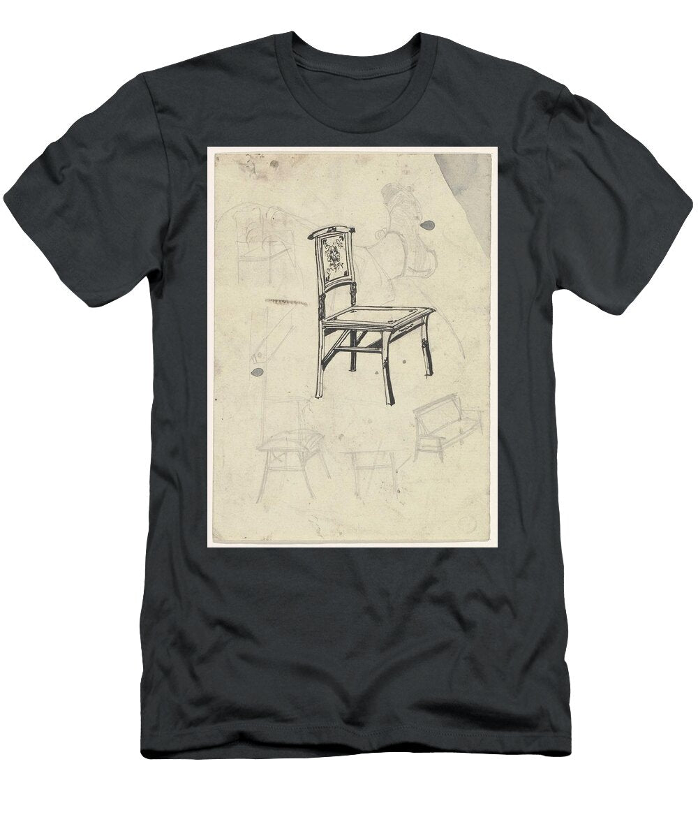 Design for a Chair Carel Adolph Lion Cachet 1874 1945 Carel Adolph Lion Cachet T-Shirt