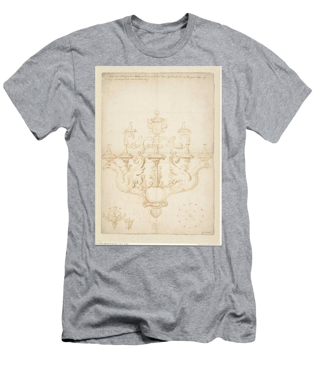 Design for a Chandelier for the Amsterdam Schouwburg Gerard De Lairesse 1690 Gerard De Lairesse T-Shirt