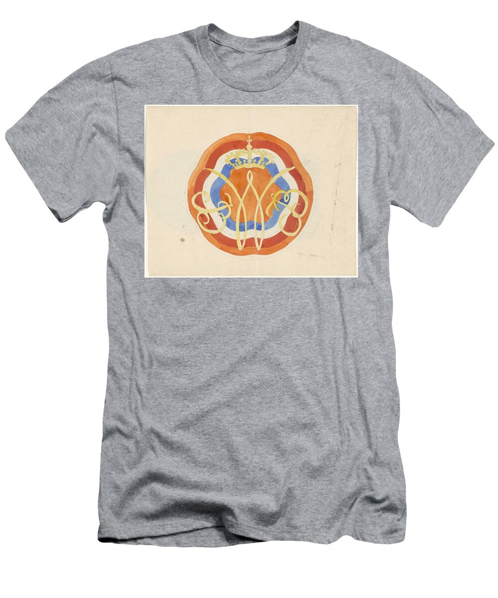 Design for a Plate with a Crowned W Carel Adolph Lion Cachet 1874 1945 Carel Adolph Lion Cachet T-Shirt