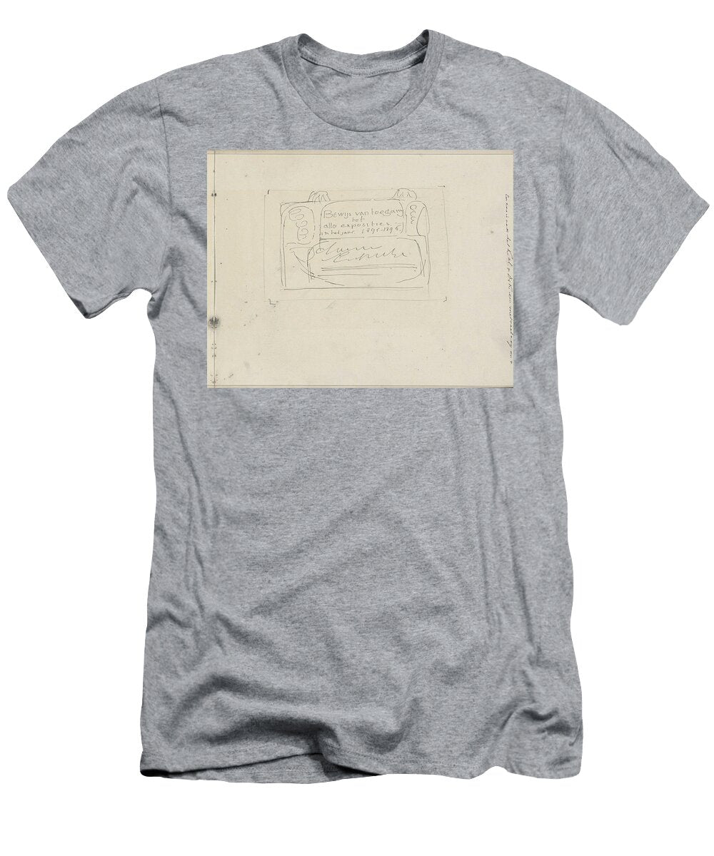 Design for a Proof of Access Carel Adolph Lion Cachet 1896 Carel Adolph Lion Cachet T-Shirt