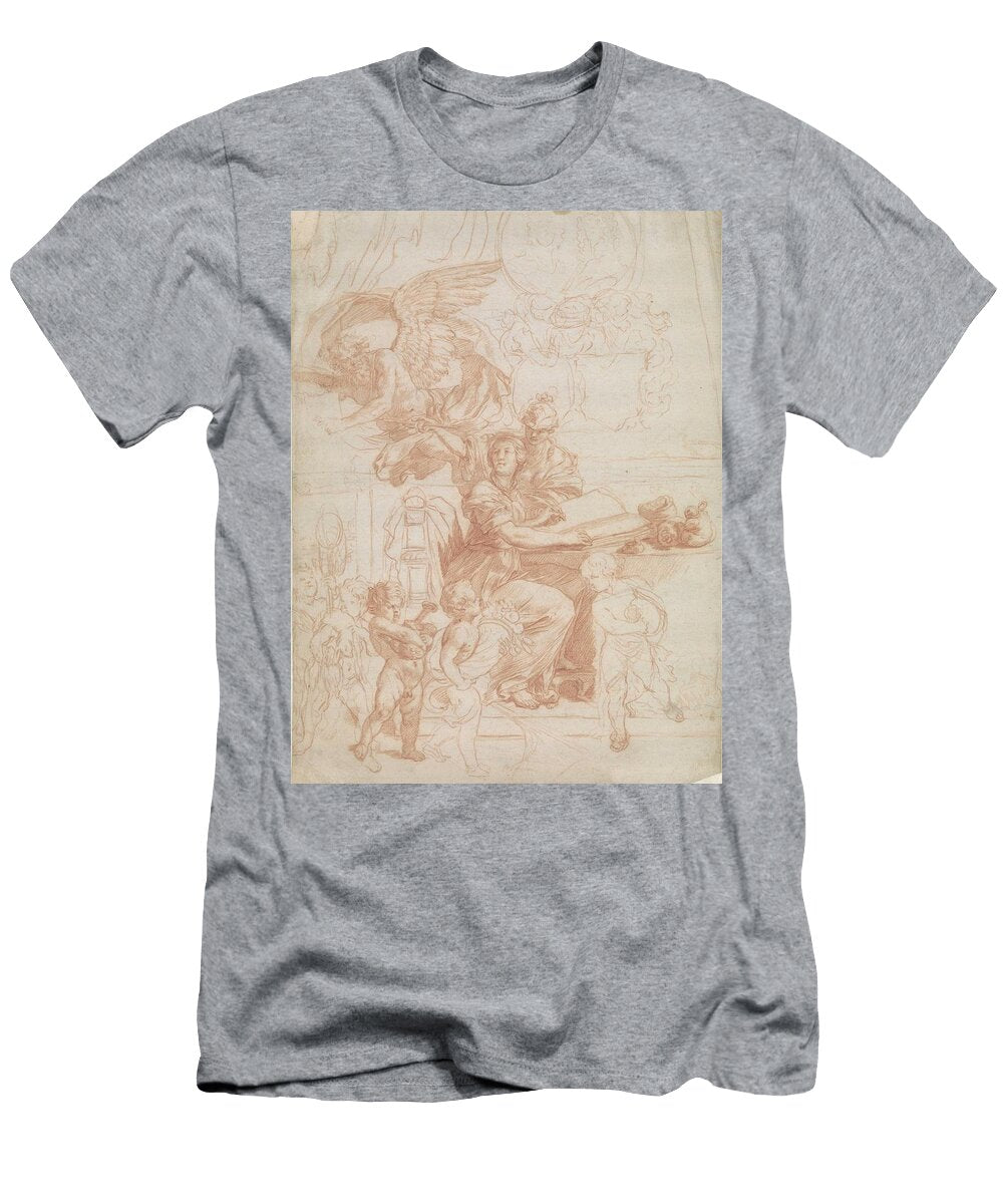 Design for a Title Page with an Allegorical Representation Gerard De Lairesse 1650 1711 Gerard De Lairesse T-Shirt
