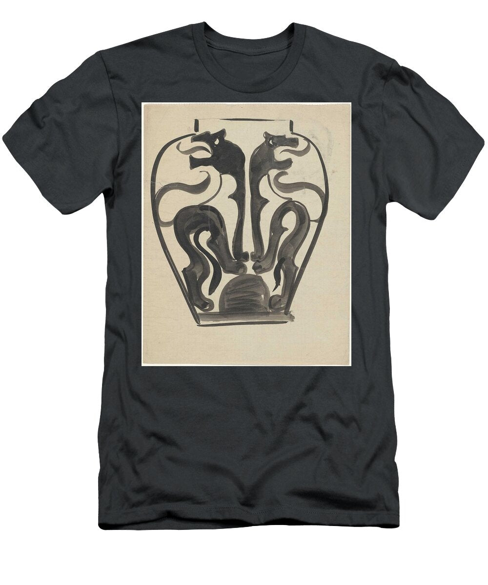 Design for a Vase Carel Adolph Lion Cachet 1874 1945 N Carel Adolph Lion Cachet T-Shirt