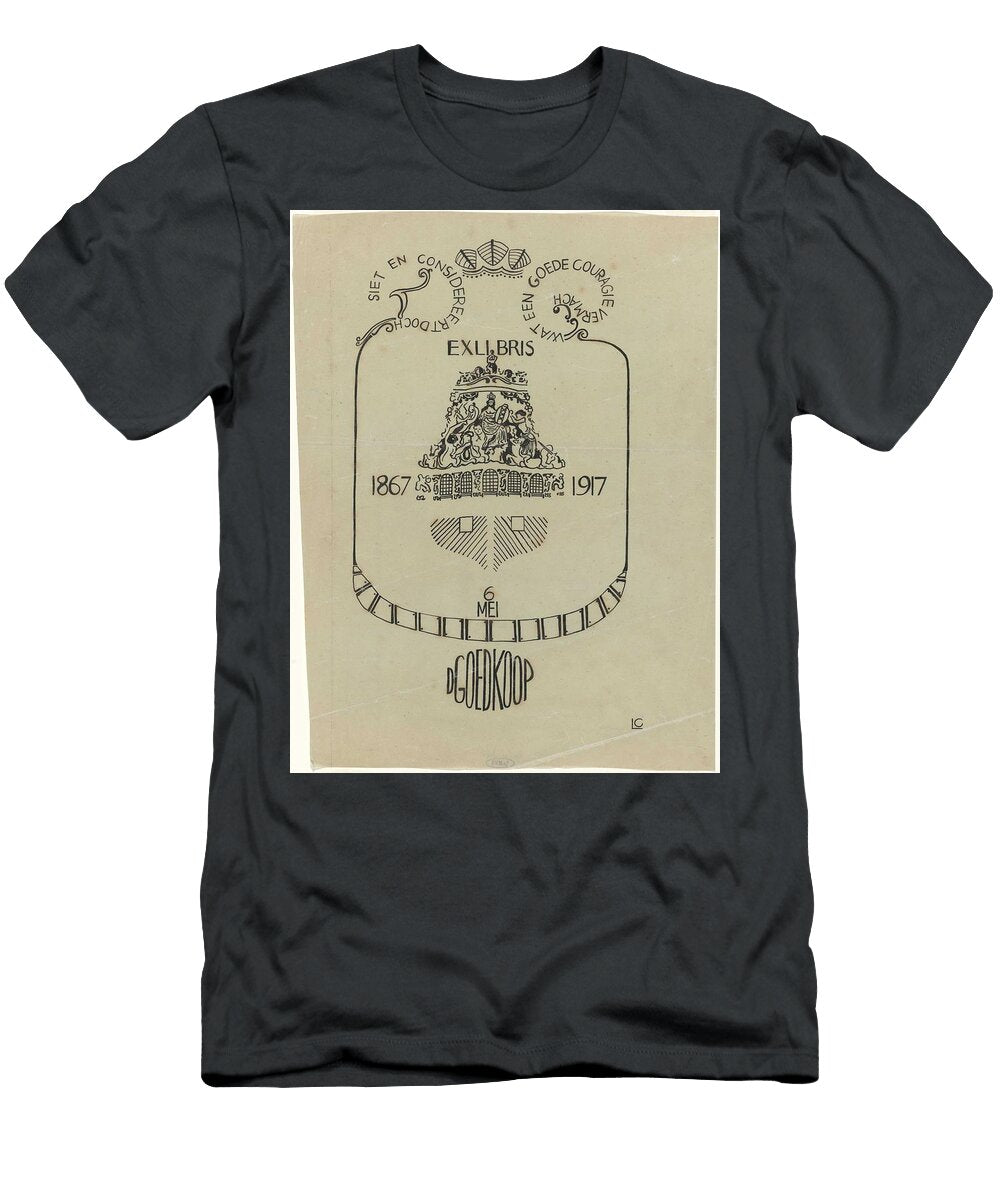 Design for an Ex Libris for D Goedkoop Carel Adolph Lion Cachet 1874 1945 a Carel Adolph Lion Cachet T-Shirt