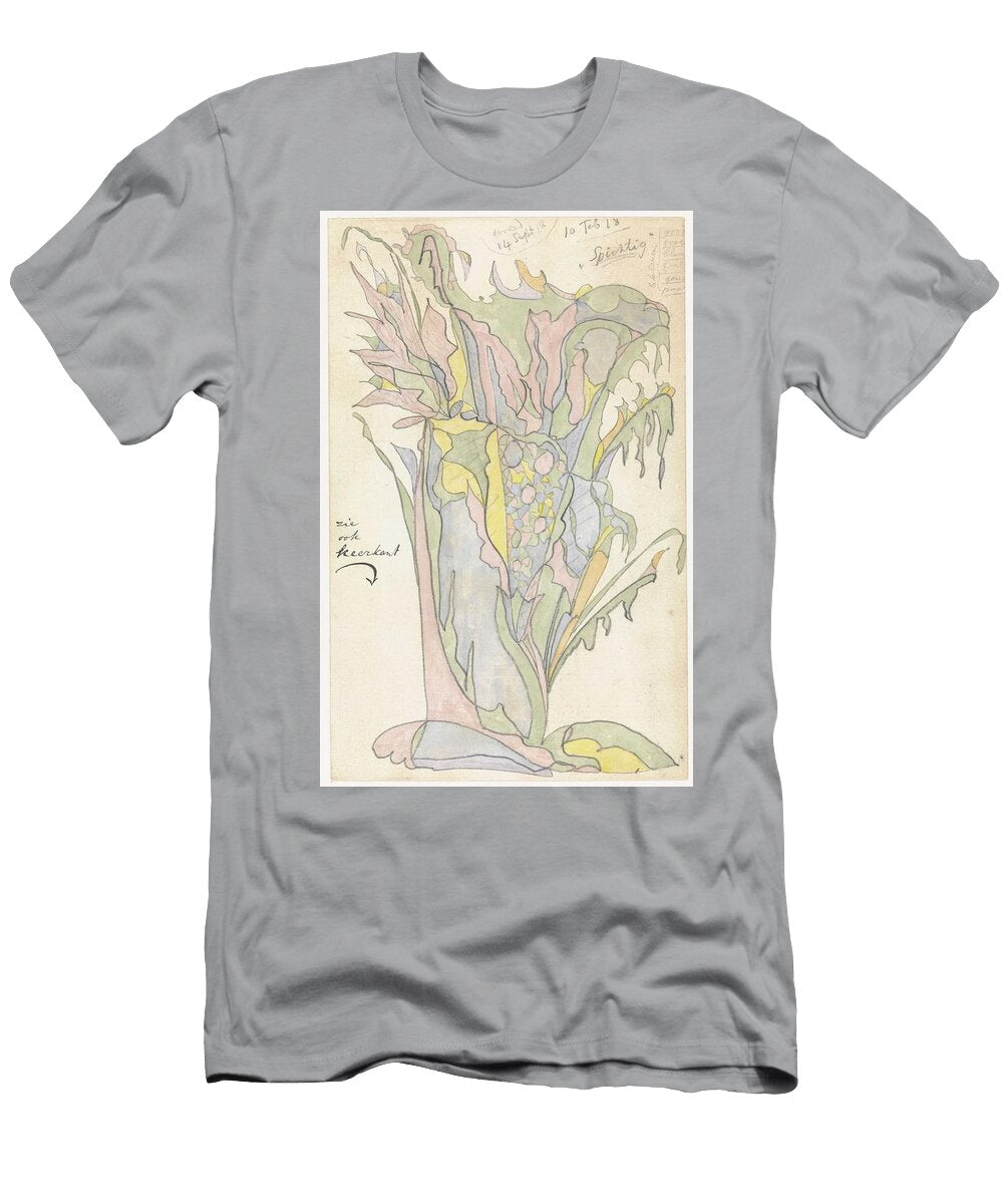 Design for Pottery Decoration Theo Colenbrander 1918 Artistic Rifki T-Shirt