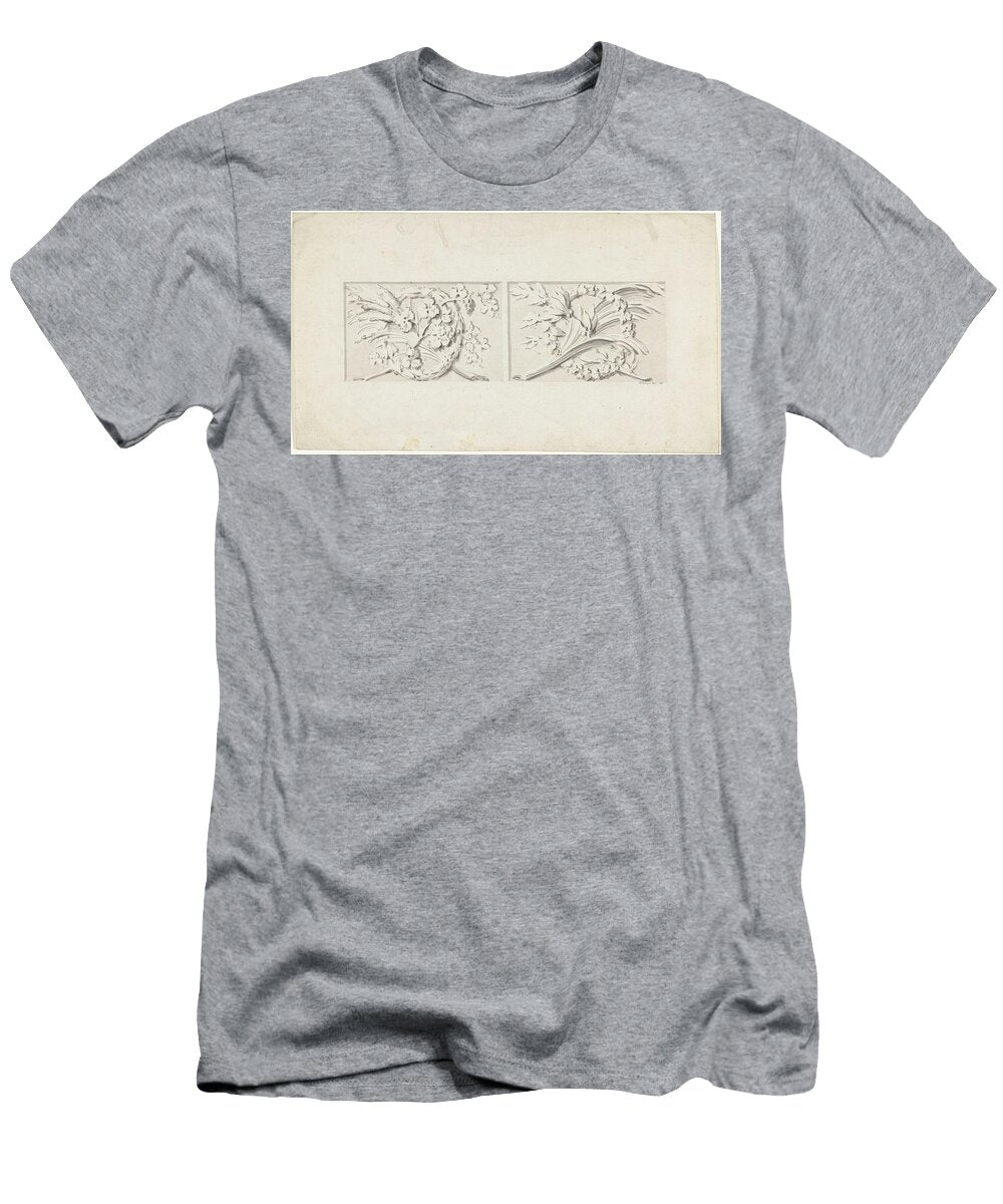 Design for Two Decorations in Rectangular Recessed Surfaces Bartholomeus Ziesenis 1787 Bartholomeus Ziesenis T-Shirt