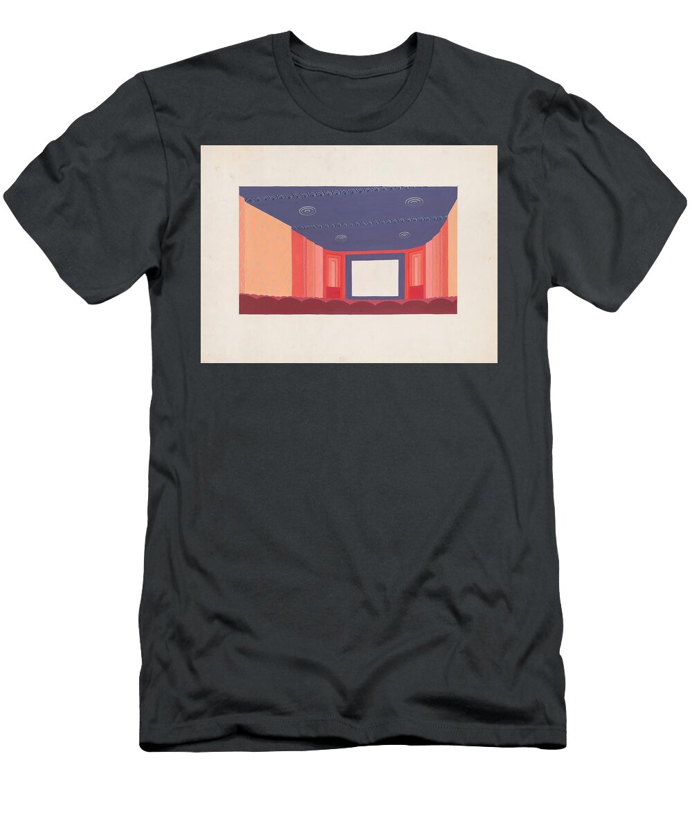 Design Proposals for Puck Theater New York Ny Interior Perspective Study 1941 Winold Reiss a Winold Reiss T-Shirt