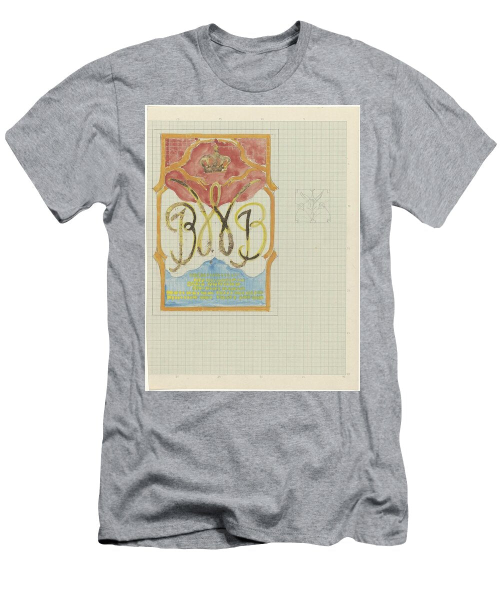 Design with a Crowned W and on Both Sides Jb Carel Adolph Lion Cachet 1874 1945design with a Cro Carel Adolph Lion Cachet T-Shirt