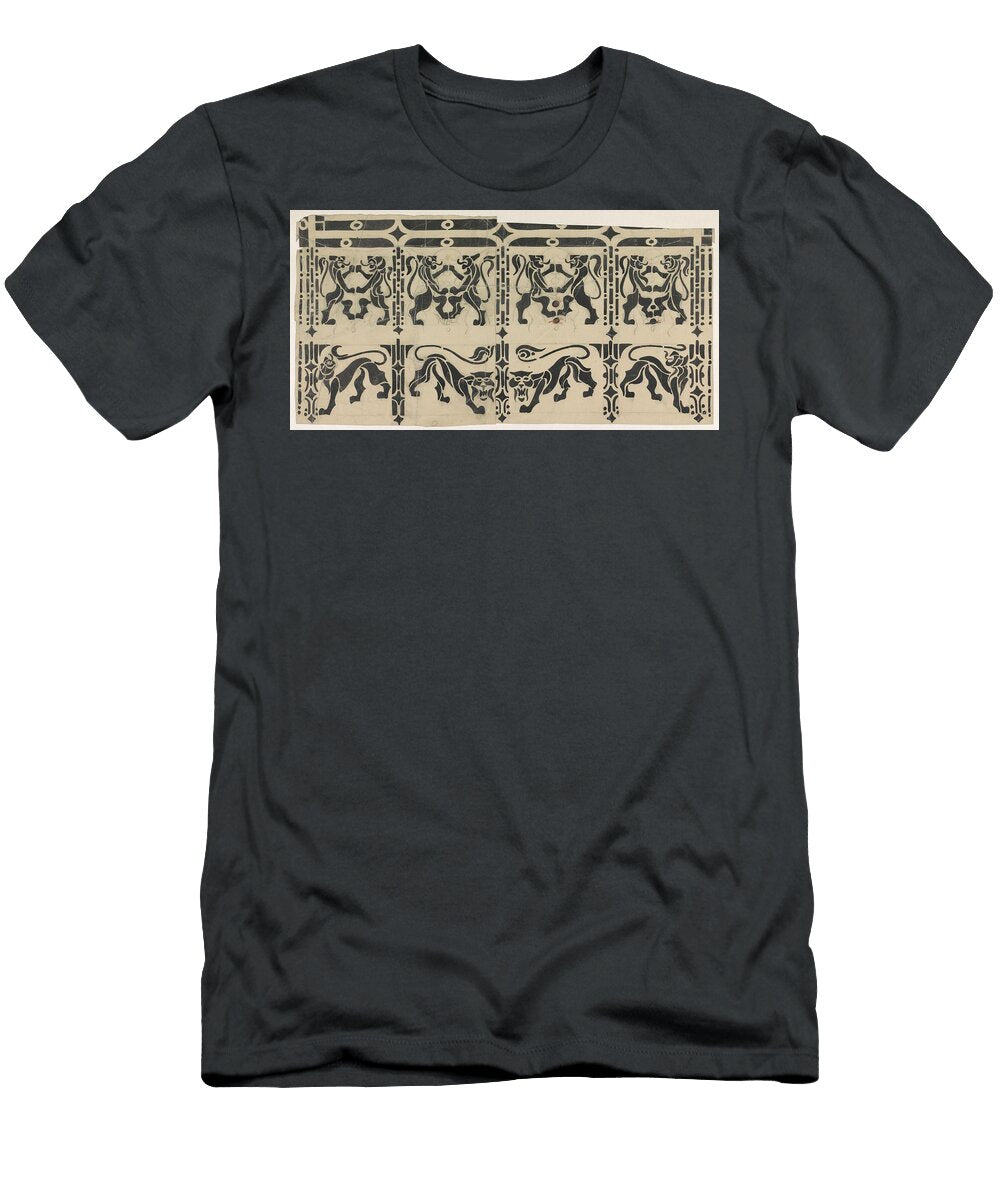 Design with Six Lions Carel Adolph Lion Cachet 1874 1945 Carel Adolph Lion Cachet T-Shirt