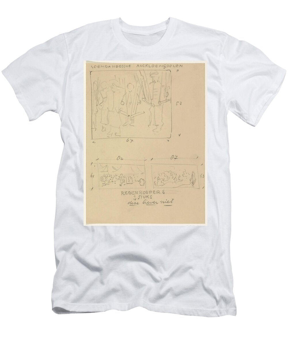 Designs for Childrens Room of the Ship Christiaan Huygens Soendaneesche Anckloenspelen and Regenro Carel Adolph Lion Cachet T-Shirt