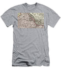 Detail of a Map of Austria Colour Litho European School T-Shirt