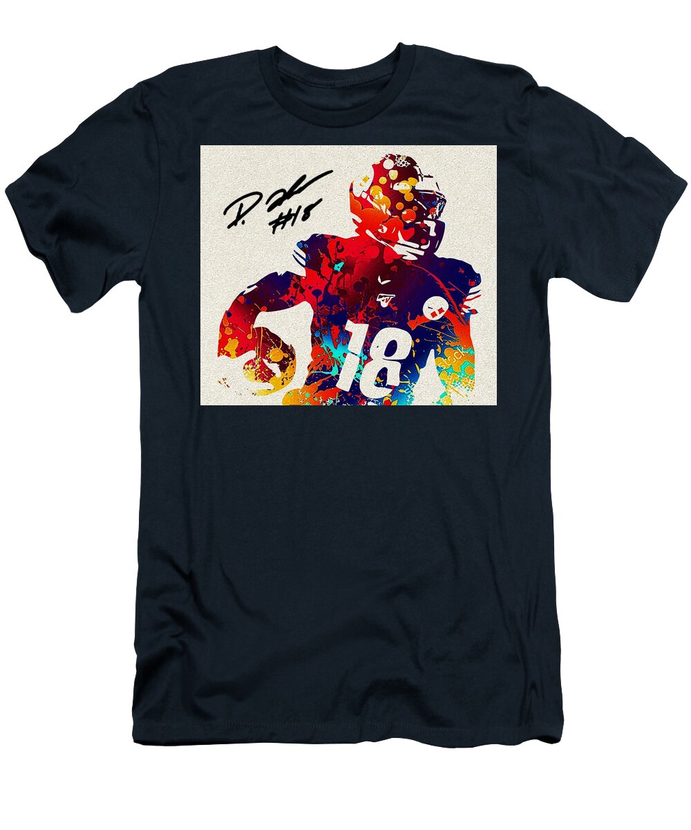 Diontae Johnson Steelers Wr Texture Bob Smerecki T-Shirt