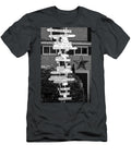 Directional Mileage Signs Bw Susan Candelario T-Shirt