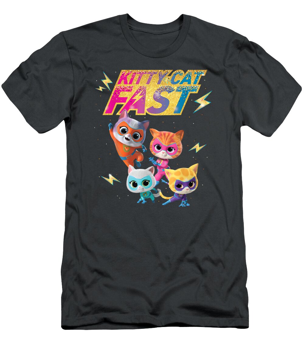 Disney Junior Superkitties Full Team Kitty Cat Fast Vishwa Jorgie T-Shirt