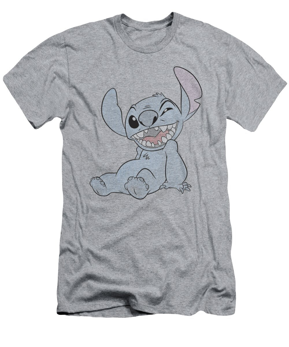 Disney Lilo Stitch Halftone Stitch Fridah Romar T-Shirt