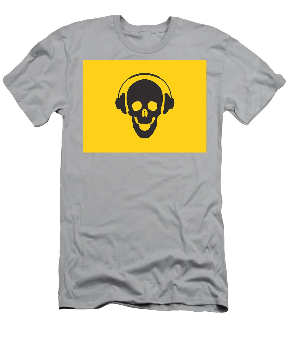 DJ Skeleton Pixel Chimp T-Shirt