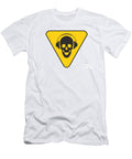 DJ Skull on Hazard Triangle Pixel Chimp T-Shirt