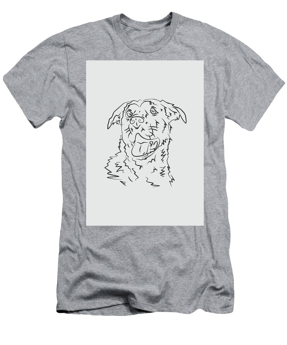 Dog 10f Grey Ahmad Nusyirwan T-Shirt