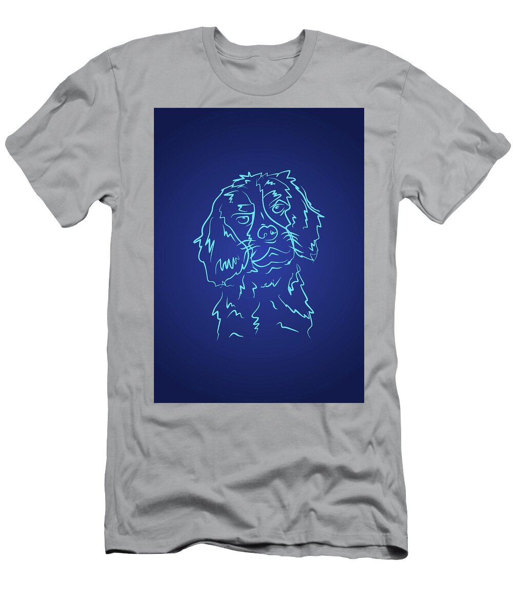 Dog 5a Blue Light Ahmad Nusyirwan T-Shirt