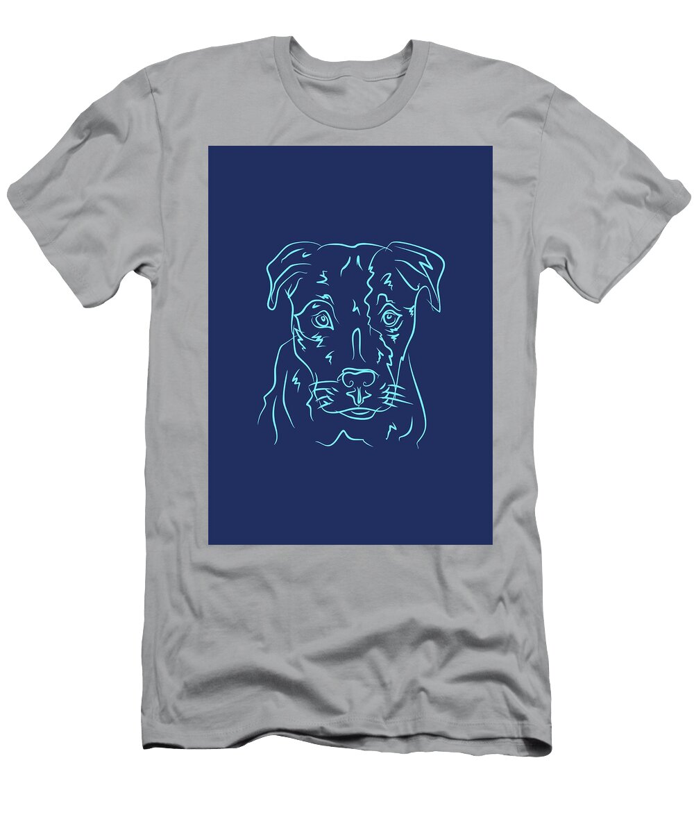 Dog 6d Blue Ahmad Nusyirwan T-Shirt