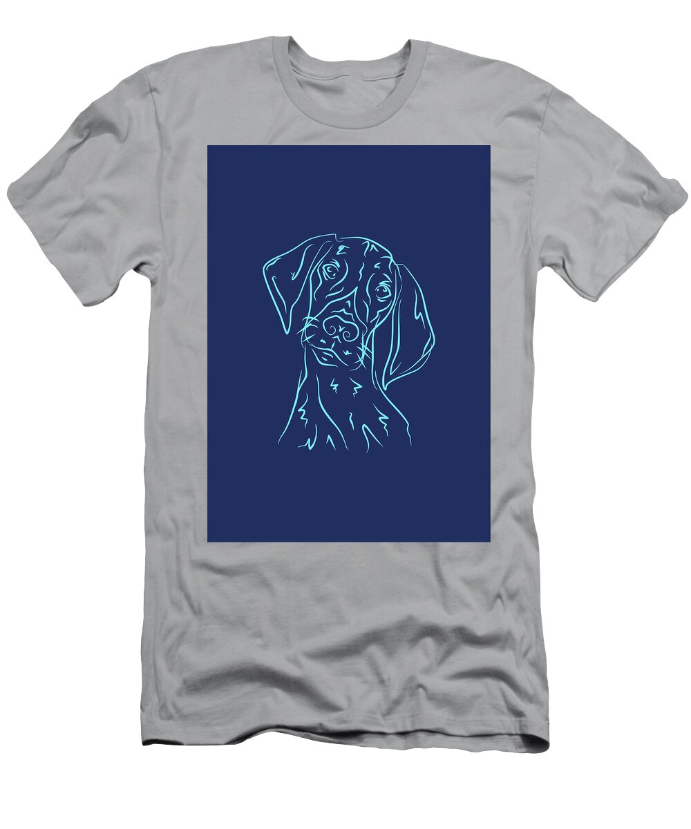 Dog 7d Blue Ahmad Nusyirwan T-Shirt