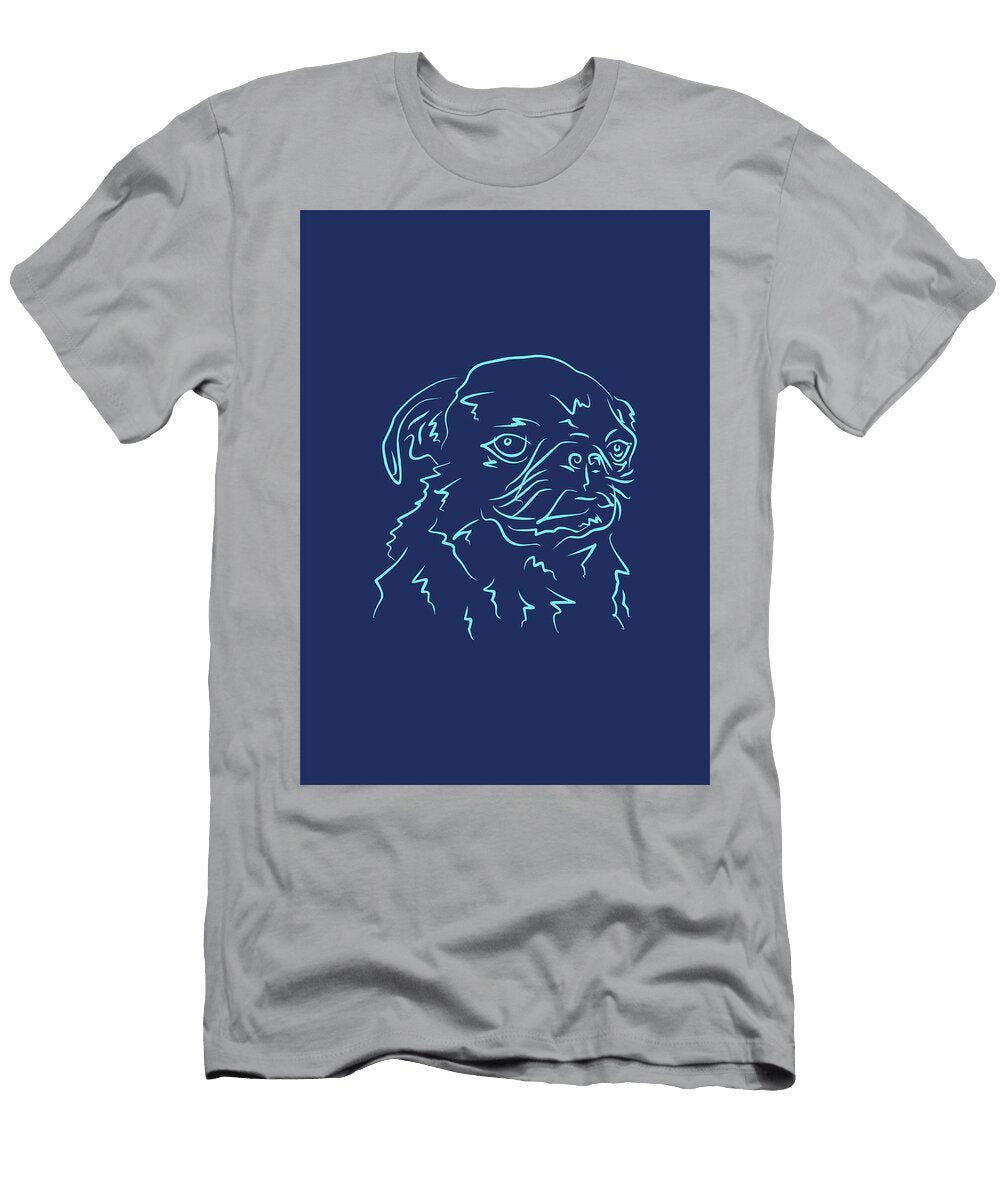 Dog 9d Blue Ahmad Nusyirwan T-Shirt