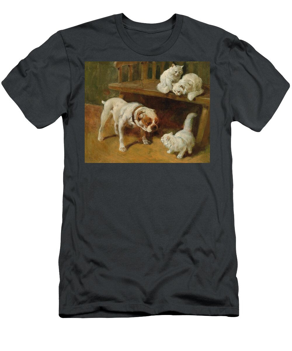 Dog and Cats Art Arthur Heyer German T-Shirt