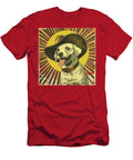 Dog in a Cowboy Hat Comic Book Art 42 Mad Paperairplanes T-Shirt