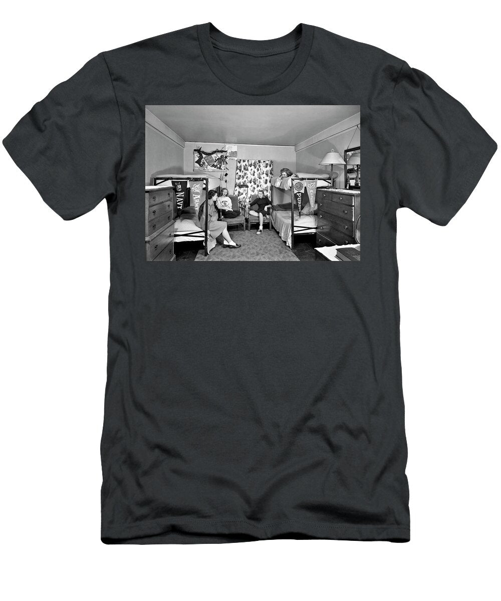 Dorm Room At Sycamore Hall November 1947 Celestial Images T-Shirt