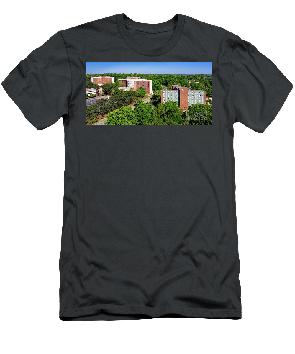 Dorms University of Georgia Panoramic Aerial View Athens Ga the Photourist T-Shirt