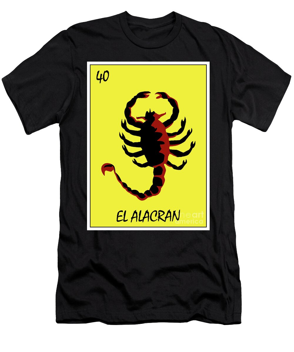 Drive Scorpion Halftone Artwork White Kultur Arts Studios T-Shirt