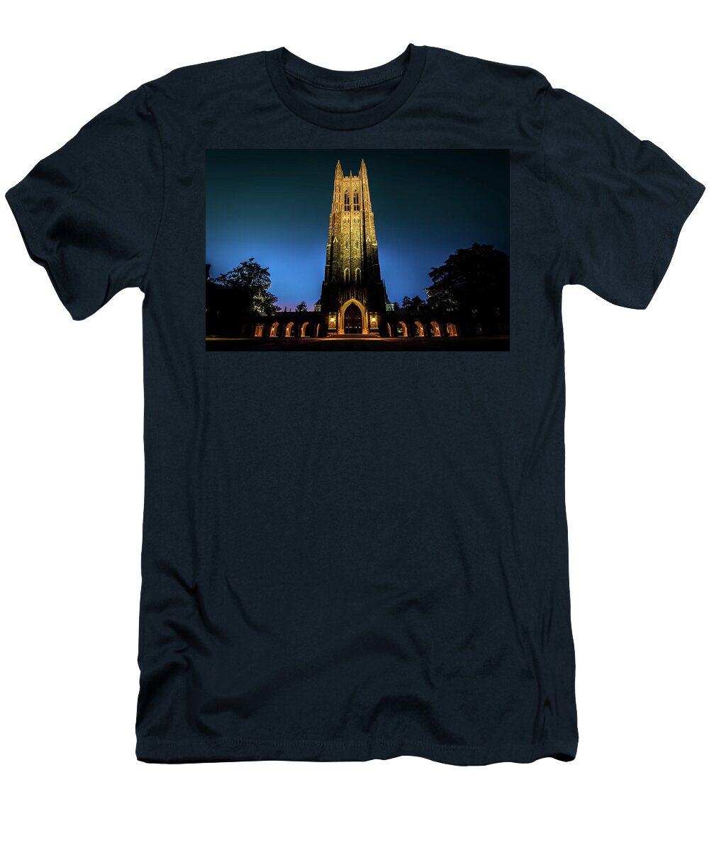 Duke Chapel Lit Up Anthony Doudt T-Shirt