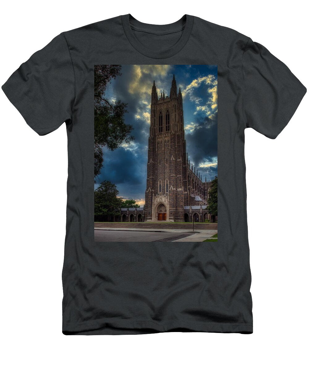 Duke University Chapel At Sunset Library of Congress T-Shirt