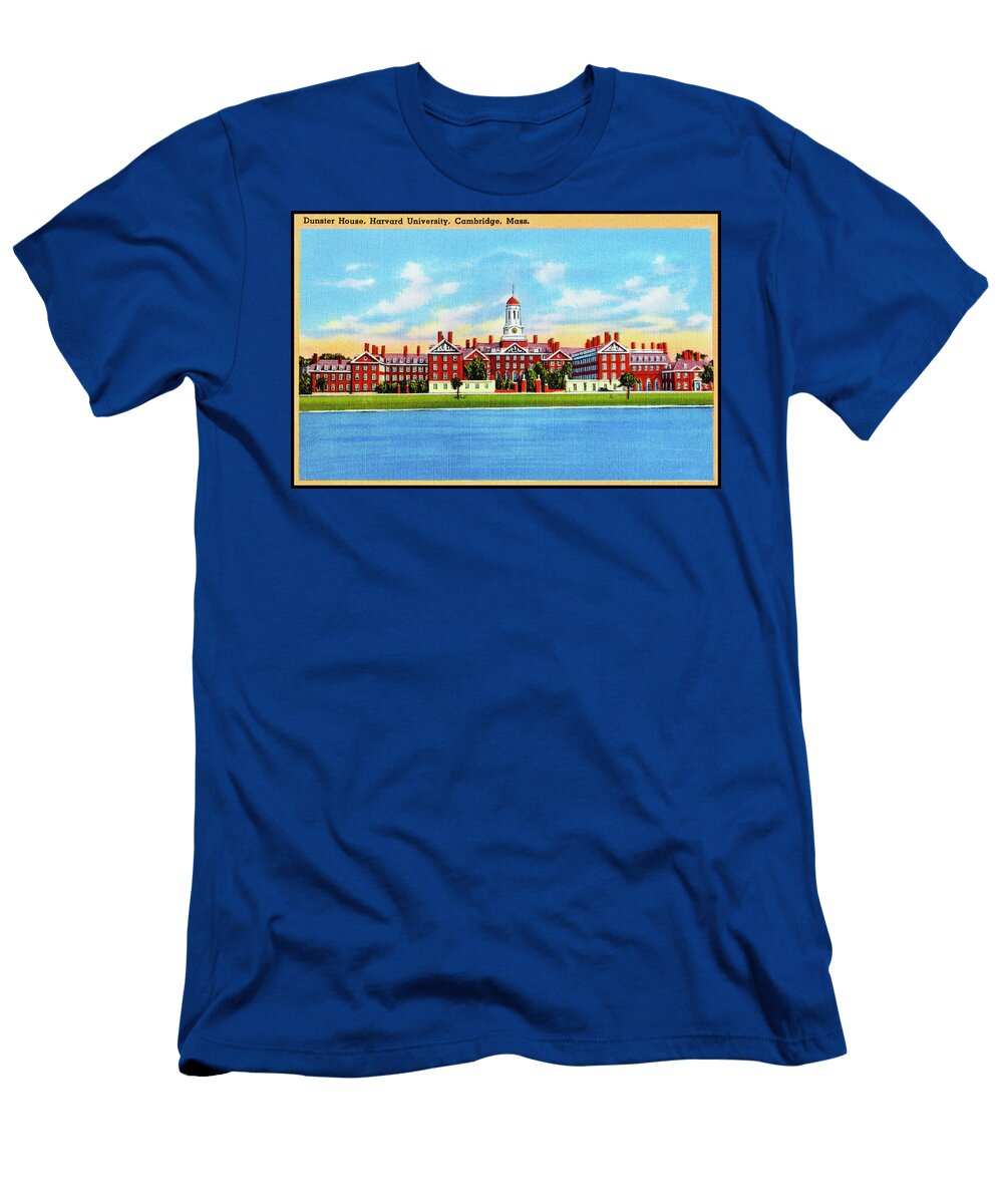 Dunster House Harvard University Cambridge Massachusetts Vintage Poster Carol Japp T-Shirt